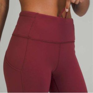 Lululemon Fast and Free HR Tight 28" Brushed Fabric 0/2 GBT
